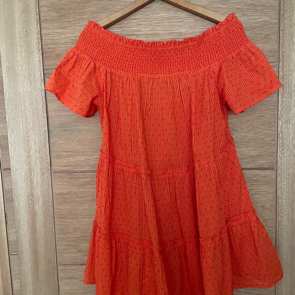 Orange mini dress or a blouse - Picture 2 of 3